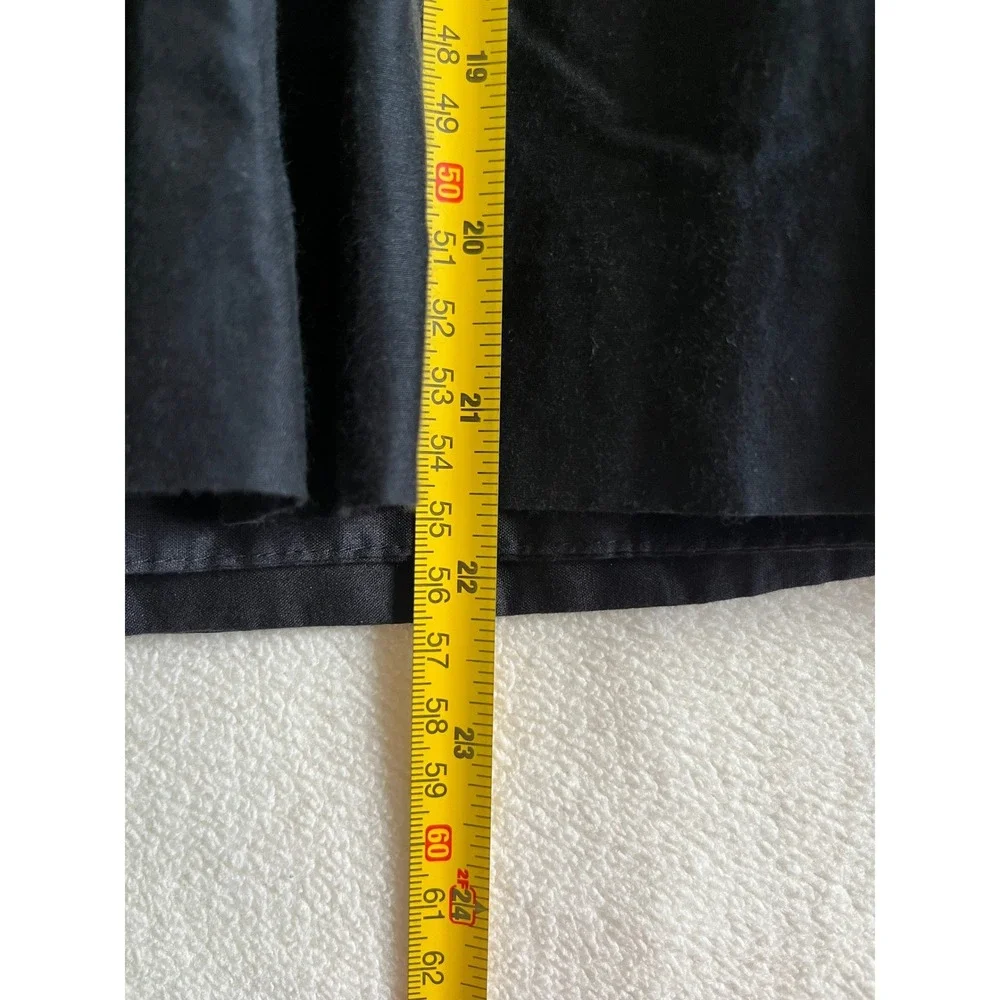 Banana Republic Cotton Silk Blend Black Skirt A-Line Pleated Women's 8 - Picture 7 of 7